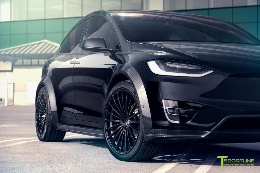 Детали экстерьера Tesla Model X P100D by T Sportline 2018 года  (фото 6 из 14)